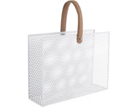 Range magazine en métal Perky (Blanc)