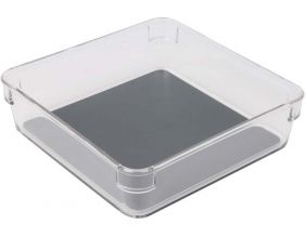 Rangement en plastique antidérapant pour tiroir (16x16x4.5 cm)