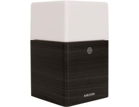 Réveil en bois lumière givrée Led (Noir)