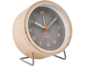 Réveil en bois et métal Innate (Bois et gris)