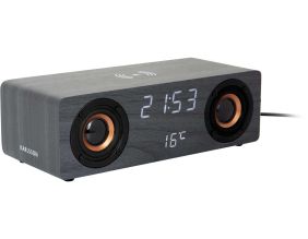 Réveil avec chargeur à induction et enceinte Bluetooth Classic (Noir)
