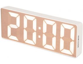 Réveil led en ABS effet miroir Copper (Blanc)