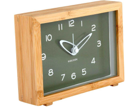 Réveil matin en bambou Tipico (Vert)