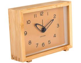 Réveil matin en bambou Tipico (Ocre jaune)