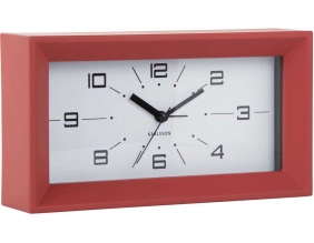 Réveil matin rectangulaire Lujo (Rouge)