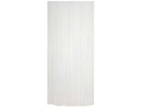 Rideau fil de porte en polyester (Blanc)