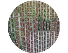 Rideau de porte en PVC Lazio multicolore (100 x 230 cm)