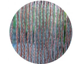 Rideau de porte en PVC brun Merano (100x230 cm)