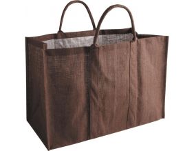 Sac à bûches en jute (Chocolat)