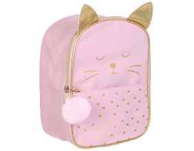 Sac à dos enfant chat rose