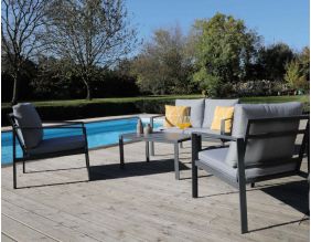 Salon détente jardin en aluminium Marlo