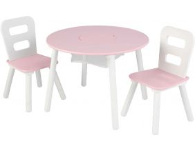 Salon pour enfant Design (Rose, Blanc)