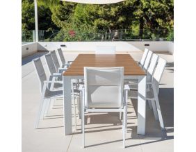 Salon de jardin en aluminium Boston - Madrid (10 personnes)