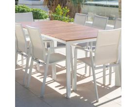 Salon de jardin en aluminium Boston - Madrid (8 personnes)