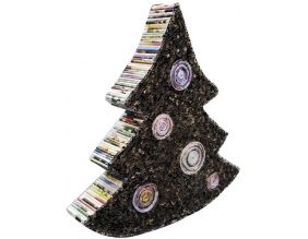 Sapin déco en papier recyclé (Petit modèle)