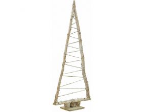 Sapin minimaliste en bouleau et corde