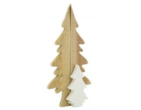 Sapin à poser en bois et céramique