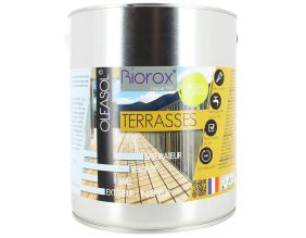 Saturateur pour bois extérieurs origine végétale 2 en 1 terrasses Oleasol (5 litres)