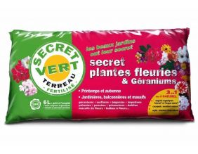 Terreau pour plantes fleuries et géraniums 1,8kg