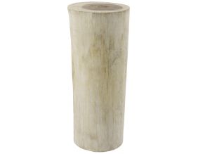 Sellette en bois Suar tronc (80 cm)