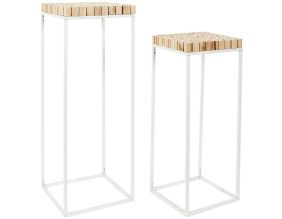Sellette gigogne rondin (Lot de 2)