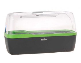 Serre d'intérieur Boqube plus led (Anthracite et vert)