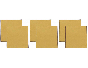 Serviette de table en coton recyclé Grace (Lot de 6) (Badiane)
