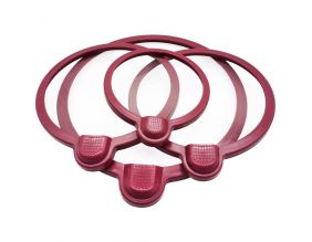Set de 4 couvercles fraîcheur Green attitude (Bordeaux)