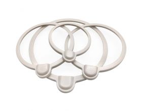 Set de 4 couvercles fraîcheur Green attitude (Blanc)