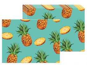 Set de table en vinyle Ananas (Lot de 6)
