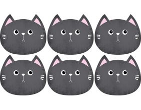 Set de table en vinyle Chaton (Lot de 6)