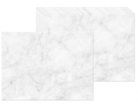 Set de table en vinyle Marbre blanc (Lot de 6)