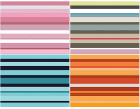 Set de table en vinyle 40 x 30 cm Marin (Lot de 4 sets de table motifs assortis)