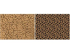 Set de table en vinyle 40 x 30 cm Wild (Lot de 2 sets de table motifs assortis)