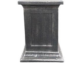 Socle en fibres pour statues 33 x 33 x 50 cm (Gris argent)