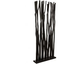 Socle avec 19 tiges de bois (Noir)