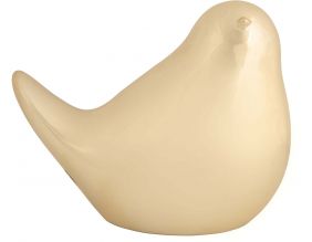 Statue oiseau doré Fat Bird Long (Petit modèle)