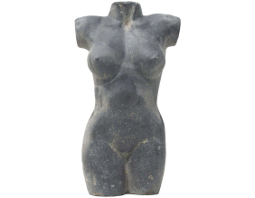 Statue en pierre reconstituée Torse Femme (22 x 15 x 40 cm)