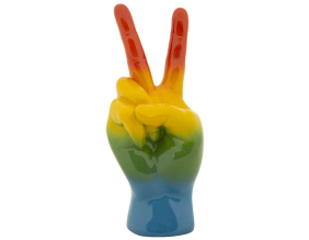 Statuette en polyrésine Rainbow hand (Ok)