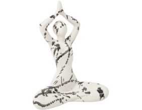 Statuette yoga en céramique Zoya  splash