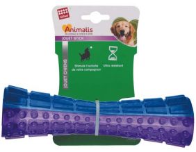 Stick chien en plastique coloré 15 cm