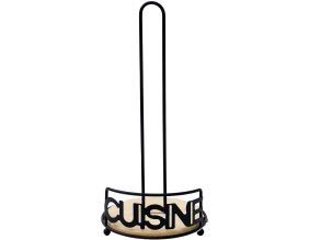 Support essuie-tout en métal Cuisine 15 x 31 cm