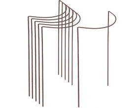 Support à plantes demi-cercle en acier (Lot de 6) (51 x 51 cm)