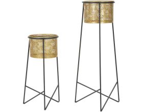 Support à plantes en métal Exy (Lot de 2)