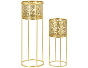 Support à plantes en métal Nat (Lot de 2)