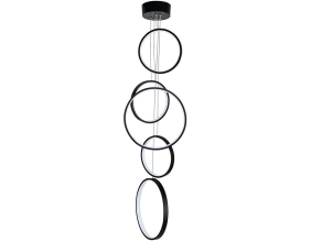 Suspension LED anneaux design Entryway