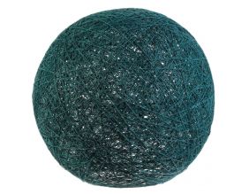 Suspension boule colorée 30 cm (Bleu)