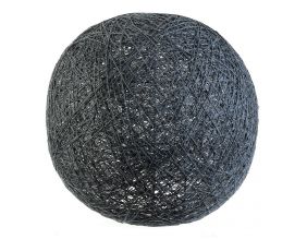 Suspension boule colorée 30 cm (Gris)