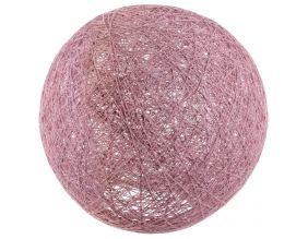 Suspension boule colorée 30 cm (Rose)