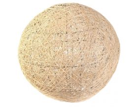 Suspension boule colorée 30 cm (Beige)